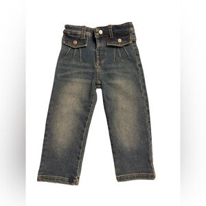 Mayoral Dark Blue Faded Denim Jeans